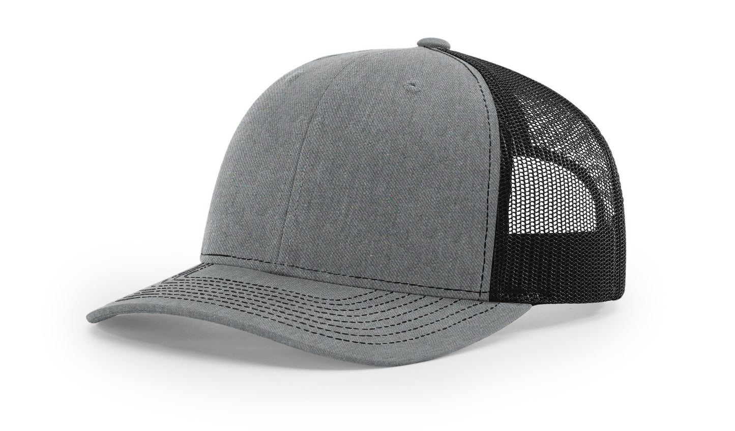 Custom Richardson 112 Genuine Leather Patch Hat