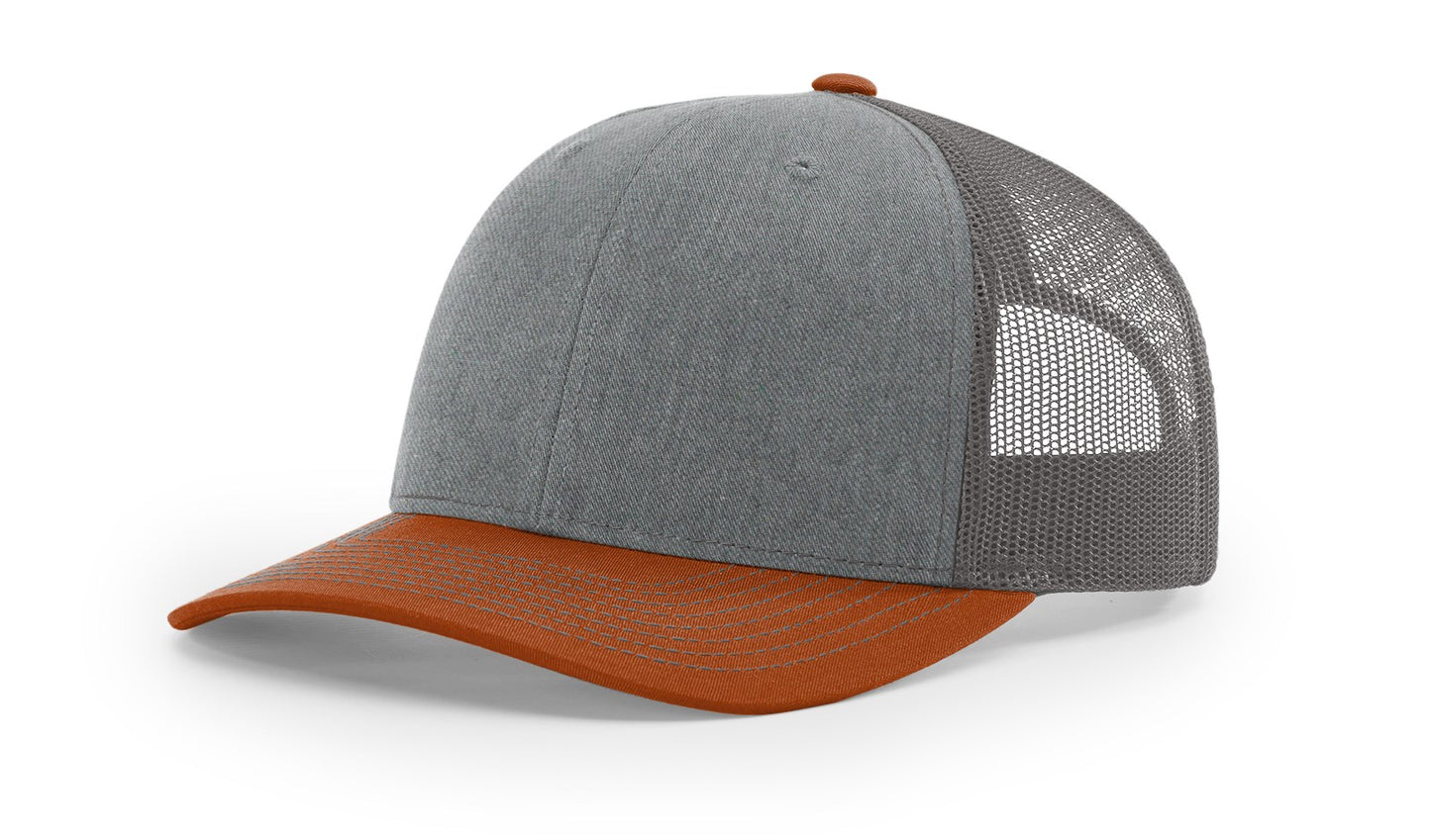 Custom Richardson 112 Genuine Leather Patch Hat