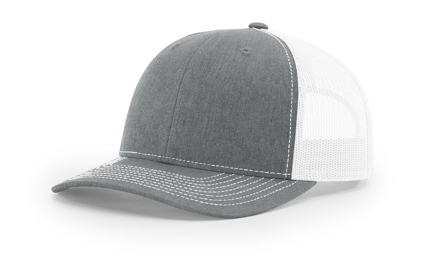 Custom Richardson 112 Genuine Leather Patch Hat