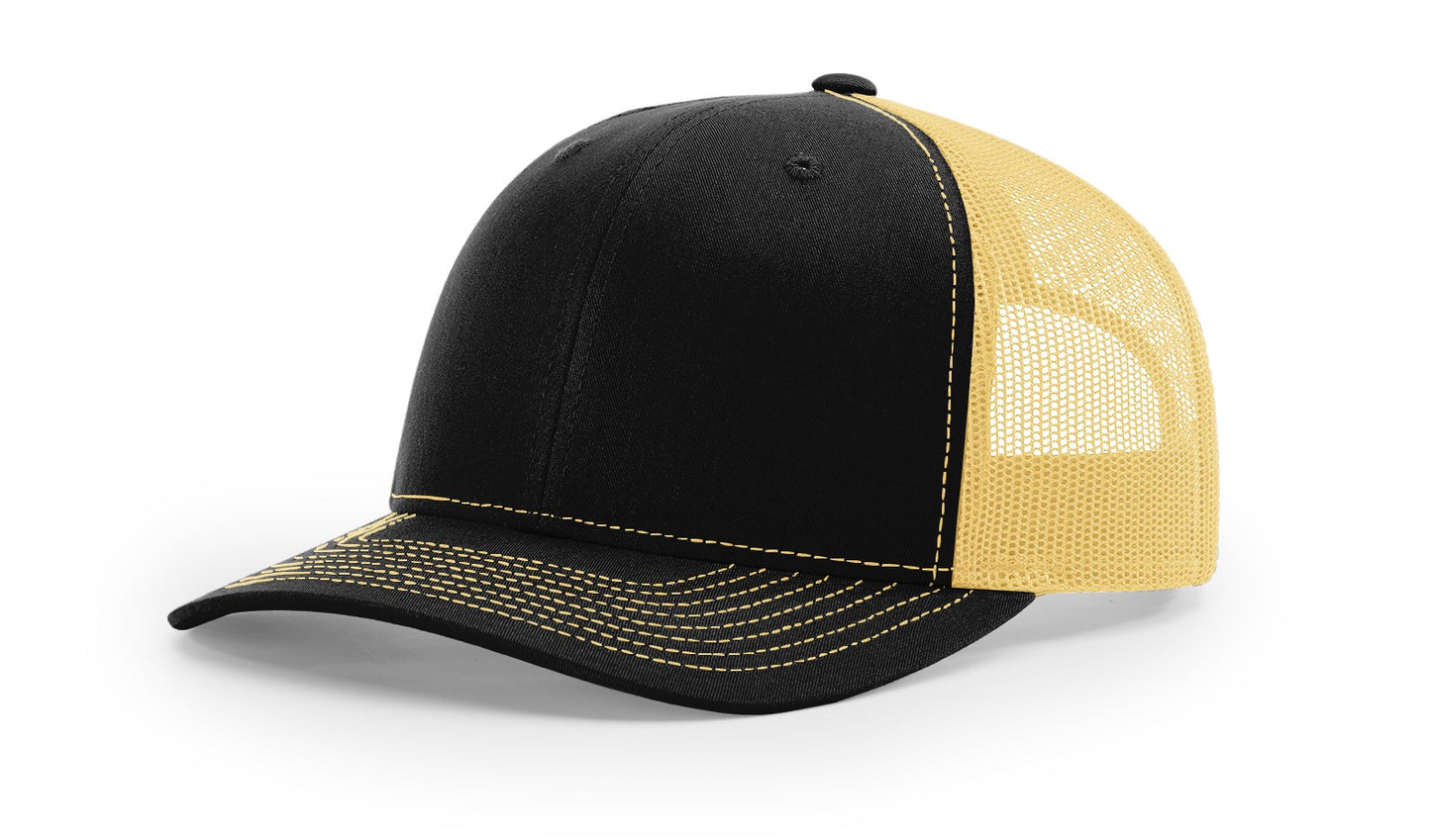 Custom Richardson 112 Genuine Leather Patch Hat