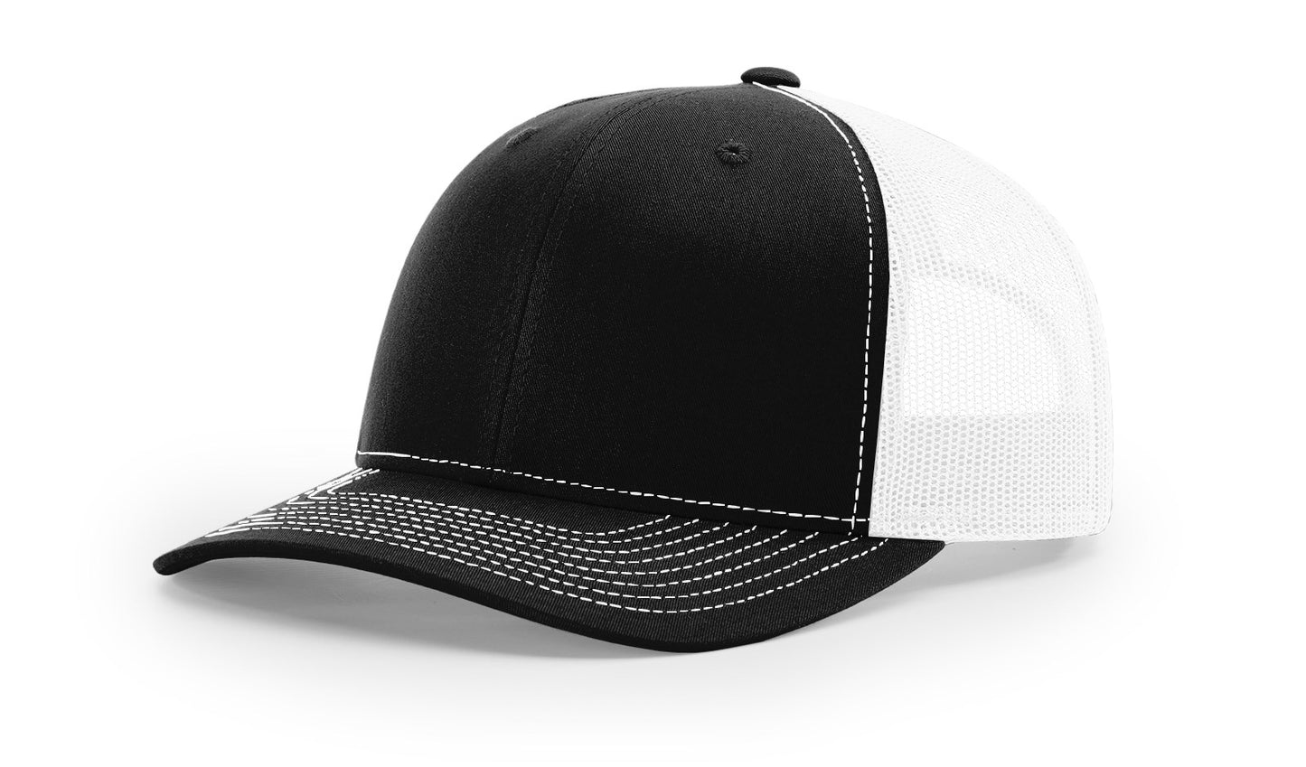 Custom Richardson 112 Genuine Leather Patch Hat