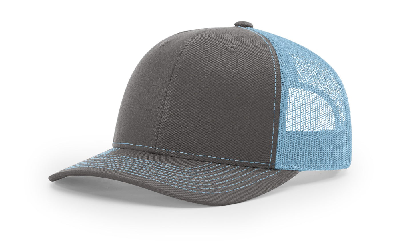 Custom Richardson 112 Genuine Leather Patch Hat