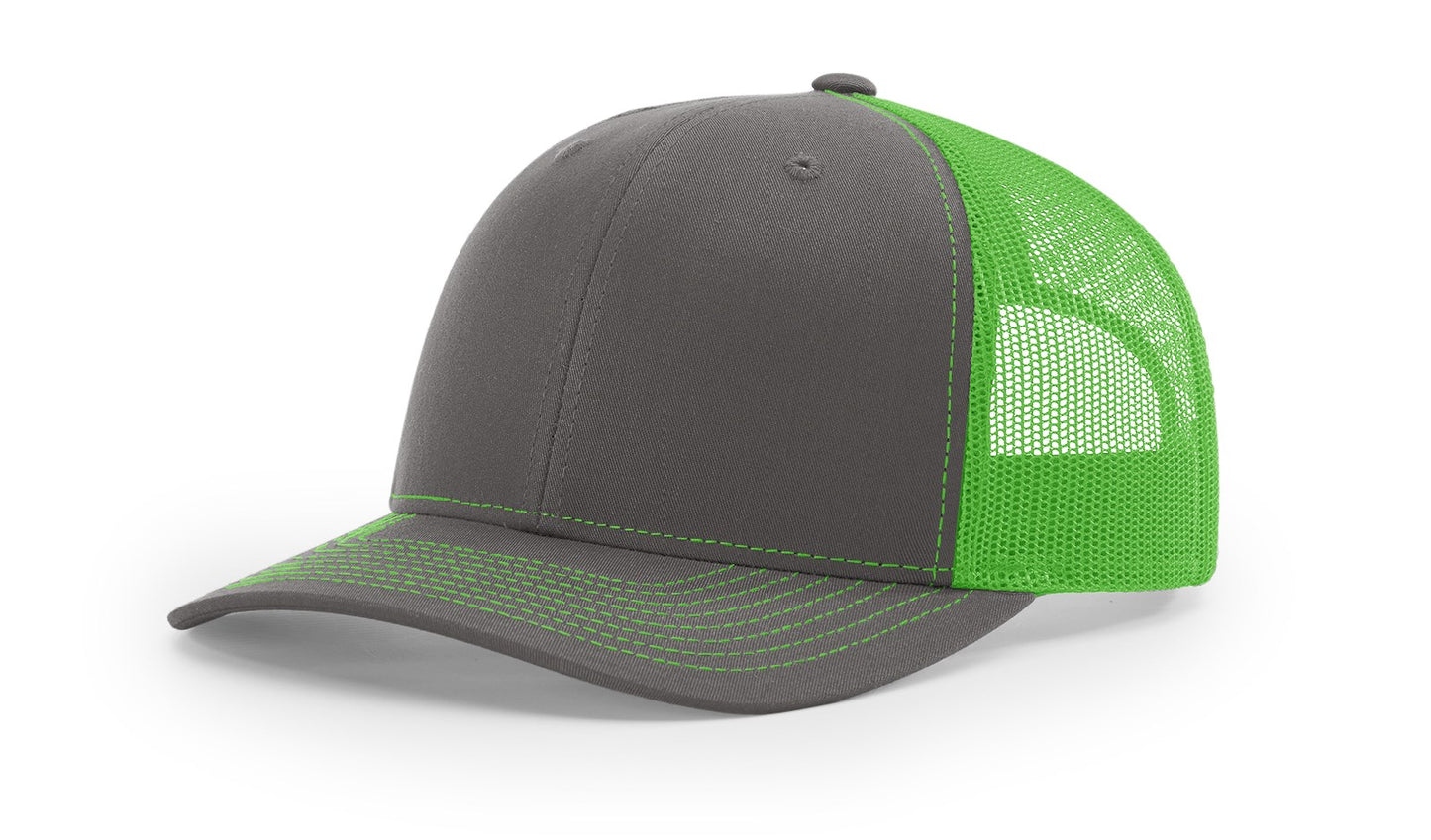 Custom Richardson 112 Genuine Leather Patch Hat