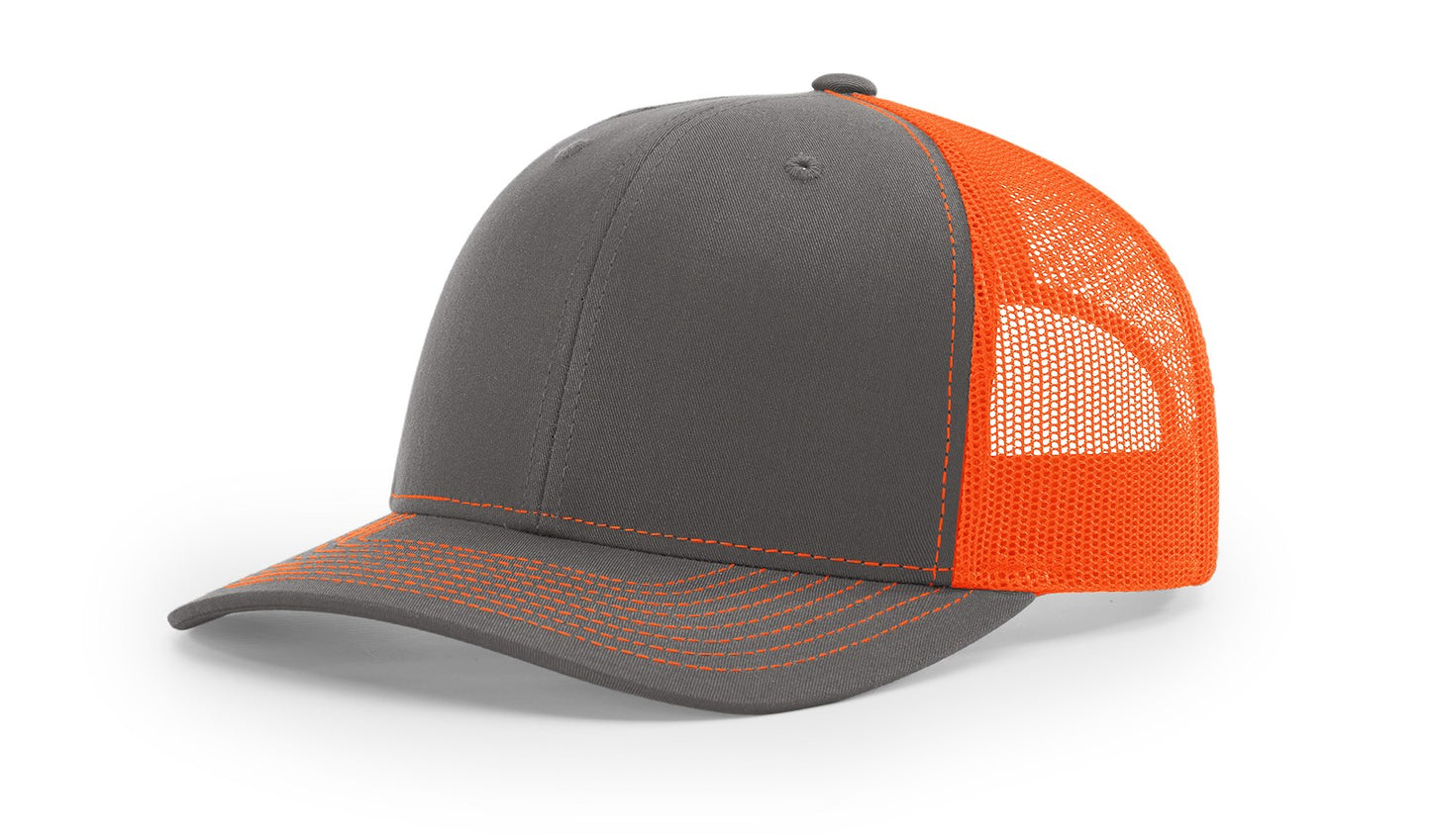 Custom Richardson 112 Genuine Leather Patch Hat