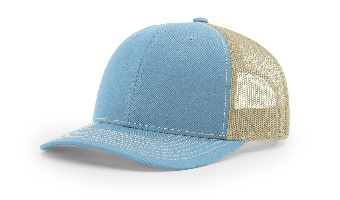 Custom Richardson 112 Genuine Leather Patch Hat
