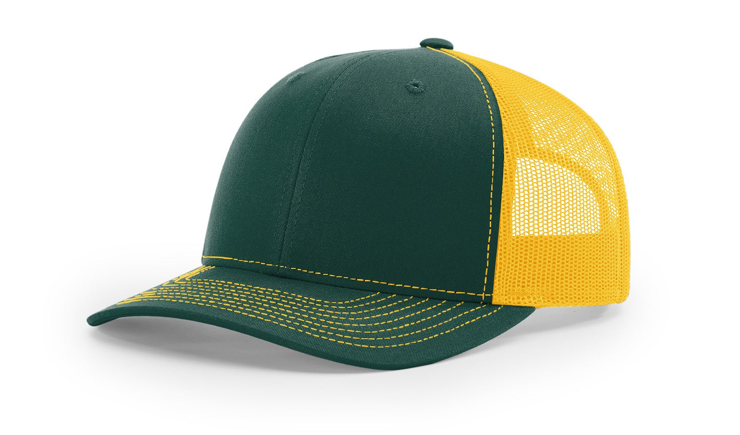 Custom Richardson 112 Genuine Leather Patch Hat