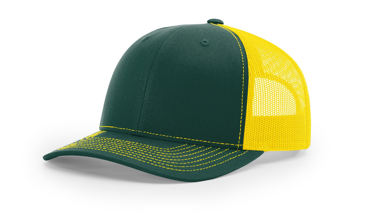 Custom Richardson 112 Genuine Leather Patch Hat