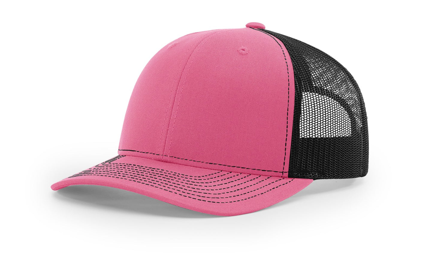 Custom Richardson 112 Genuine Leather Patch Hat