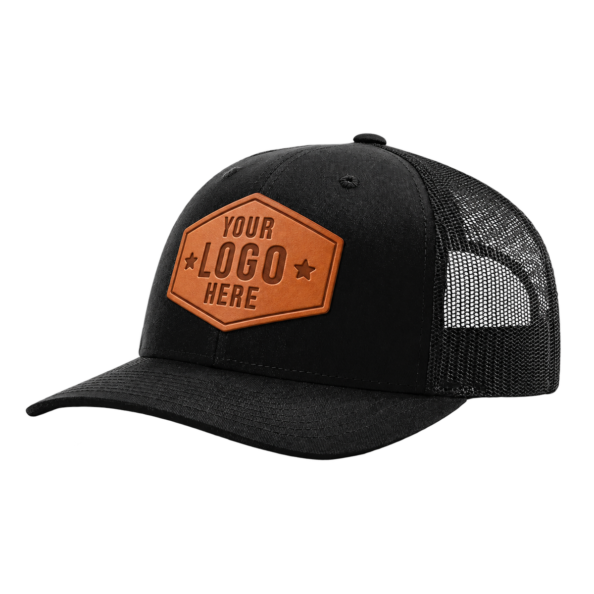 Custom Richardson 112 Embossed Leather Patch Hat