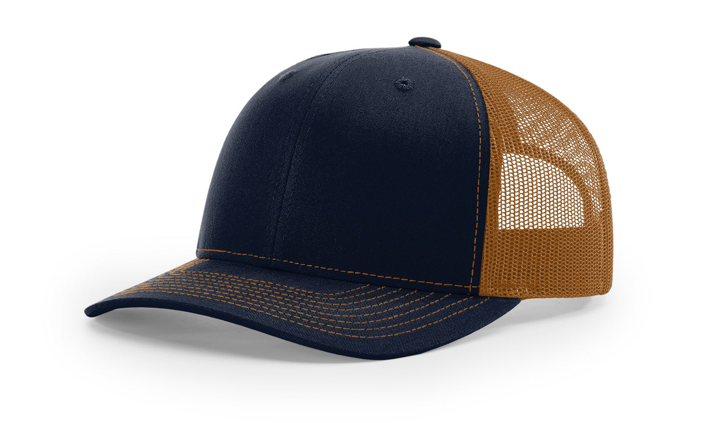 Custom Richardson 112 Genuine Leather Patch Hat