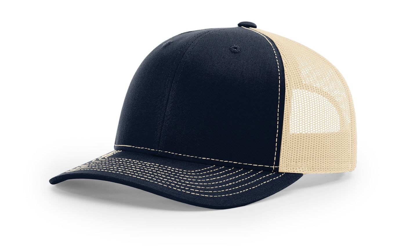 Custom Richardson 112 Genuine Leather Patch Hat